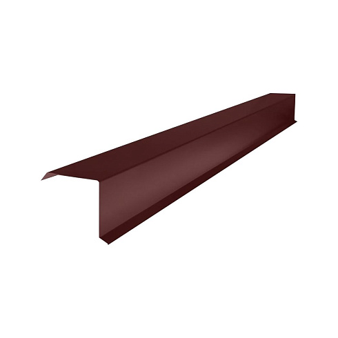 Планка ветровая коричневая 110х110