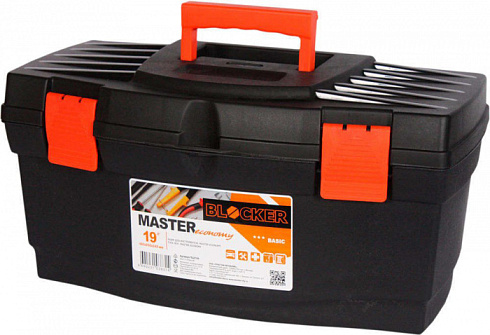 Ящик для инструмента №20 (508х256х225) EXPERT (черный/оранж) "Blocker" BR3931 (243684