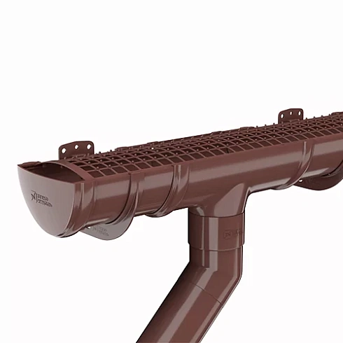 Кронштейн желоба ПВХ коричневый, Технониколь