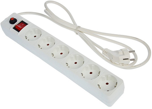 Удл.с сет.фильтром 6х1,8 с с/з з/ш ПВС3х0,75 Universal