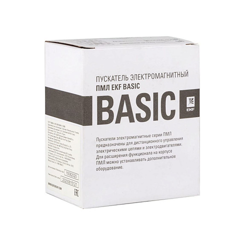 Пускатель электромагнитный ПМЛ-1160ДМ 18А 230В EKF Basic pml-s-18-230-basic