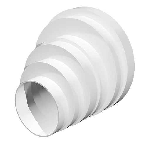 Соединитель кругл. воздухов. централ. пласт. D160/150/125/120/100/80 (PU 16.15.12,5.12.10.8) (06698)