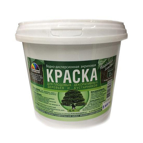 Краска в/д для садовых деревьев акриловая 7 кг "Магия Радуги"