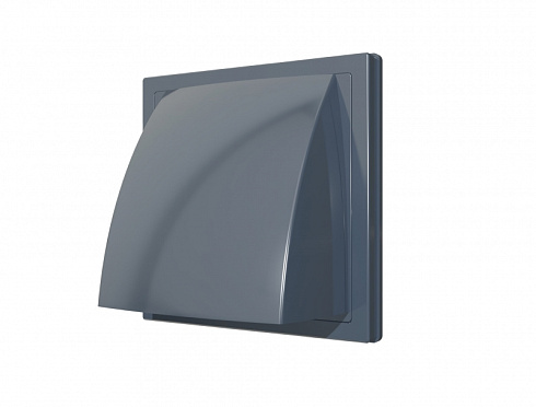 Выход с обрат. клапаном 150х150 с фланцем D100 сер (1515К10ФВ сер)