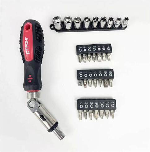 Отвертка-Набор АРР с торцевыми головками, битами 31 в 1 (Набор) СТП-94500031