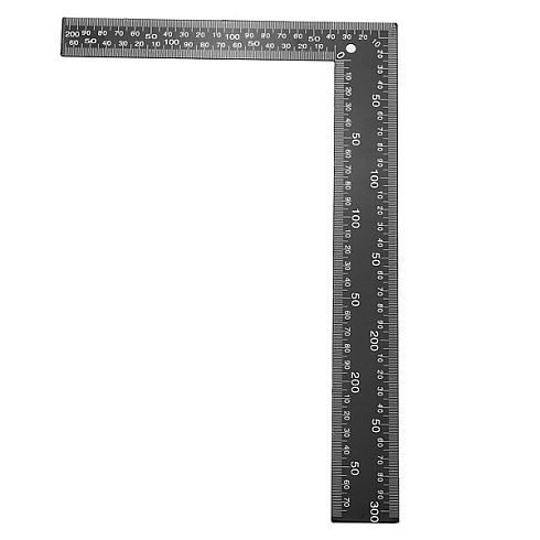 Угольник металлический черный 20х30см 