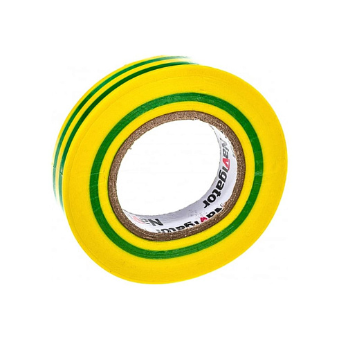 Изолента ПВХ 15мм (рул.20м) желт/зел.