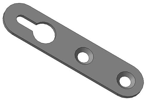 Подвес мебел. 65х15х1,5 оцинк.сталь