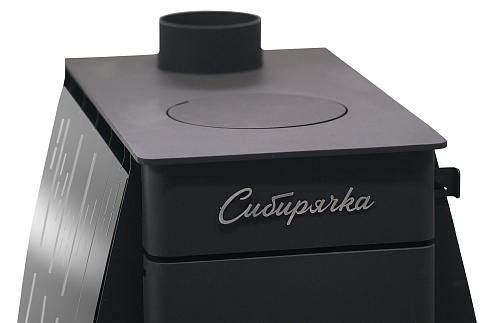 Печь воздухогрейная НМК "Сибирячка" 9 (кожух нерж.сталь)