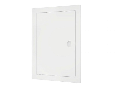 ЛЮК-ДВЕРЦА РЕВИЗ. 268Х318 ММ  С ФЛАНЦЕМ 246х296 с ручкой ABC-ПЛАСТИК (Л2530Р)