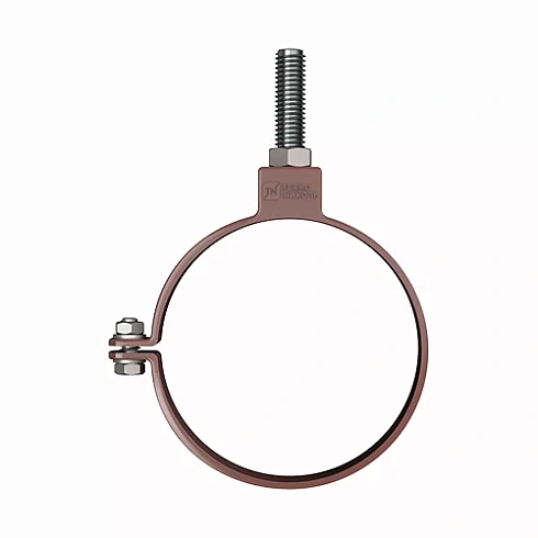 Хомут трубы универсальный L=140мм коричневый, Технониколь