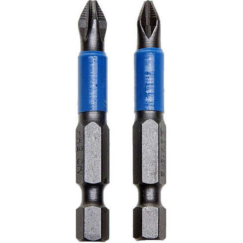 Биты STAYER PROFI, хвостовик Е1/4", PH №2, 50мм, 2 шт (26203-2-50-02)