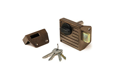 Замок накладной Зенит-ЗН-1-2.1 (бронза)