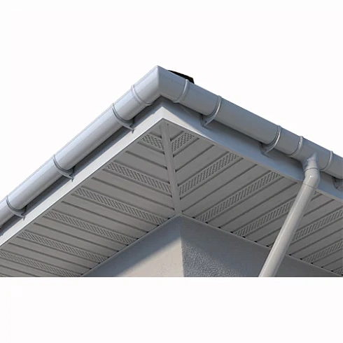 Угол желоба регулируемый 90-150° Белый, Технониколь