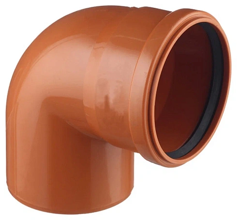 Отвод (наружний) РЫЖИЙ ПП 110 х 90°