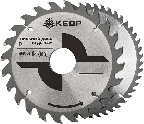 Диск пильный по дереву 230х30мм, 32Т КЕДР 077-2330