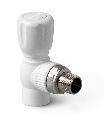 Кран шаровый PPR угловой для радиатора 25 x 3/4" (F)