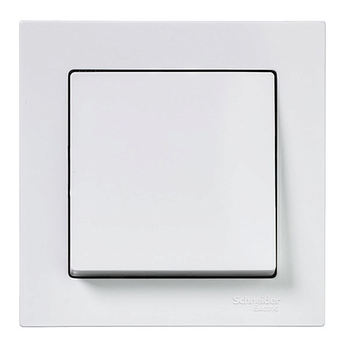 Выключатель 1-кл. СП AtlasDesign 10А IP20 10AX  в сборе жемчужн. SchE ATN000412