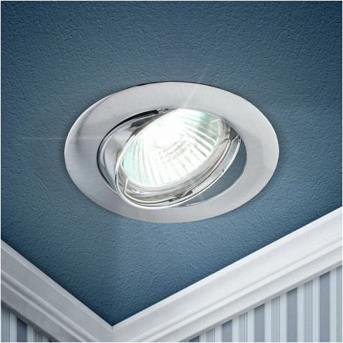 Светильник KL1A CH литой поворот. MR16 12В 50Вт хром ЭРА С0043656