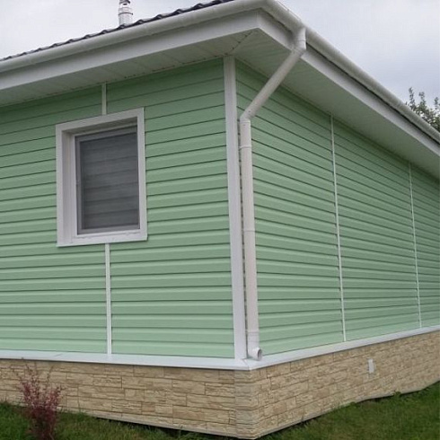 Сайдинг панель виниловый D4 GRAND LINE (0,203х3,66) салатовый