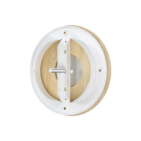 Анемостат приточно-вытяжной регулир. с фланцем D100 для бань и саун 10DW pine (Сосна)