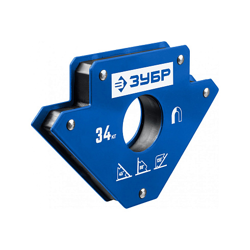 Магнитный угольник для сварочных работ УМ-3,34кг "Зубр Профессионал" (40050-34) 