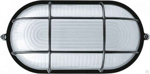 Светильник NBL-O2-60-E27/BL (НПБ 1402 черн.овал реш.60Вт) Navigator 94808