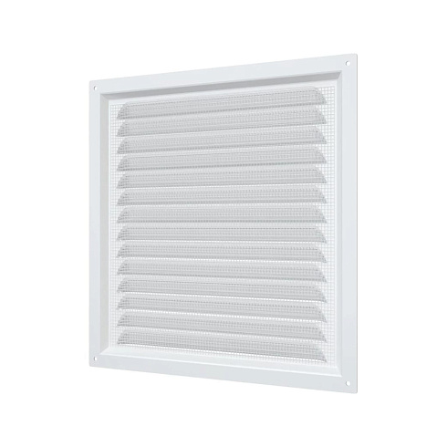 РЕШЕТКА вентиляционная вытяжная стальн. 250 Х 250 БЕЛАЯ (2525МЭ) (02924)