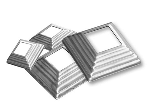 Основание балясины штамп 100х100х29мм отв.50,5х50,5 4907Т