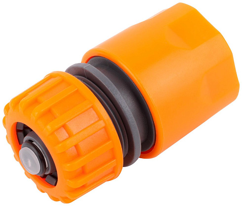 Соединитель для шланга 1/2 (быстросъемный с аквастопом) (7575140)