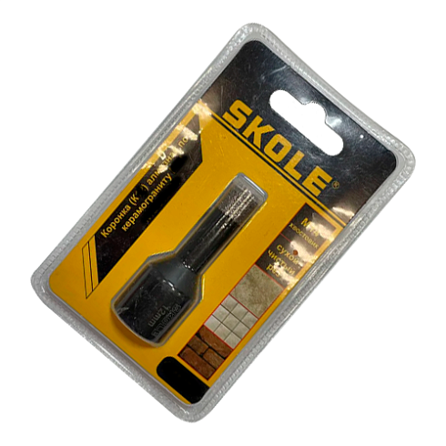 Коронка по керамограниту М14 14мм "Skole" К12-014014