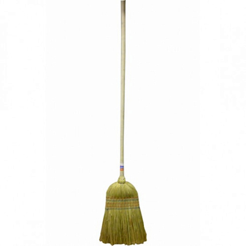 Веник "СОРГО" с деревянным черенком
