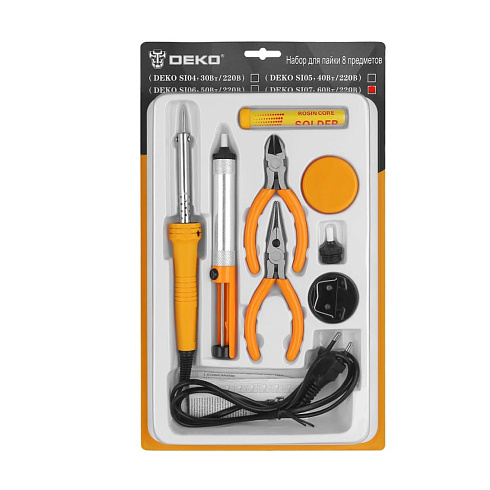 Набор для пайки DEKO SI07, 8 предм,60вт