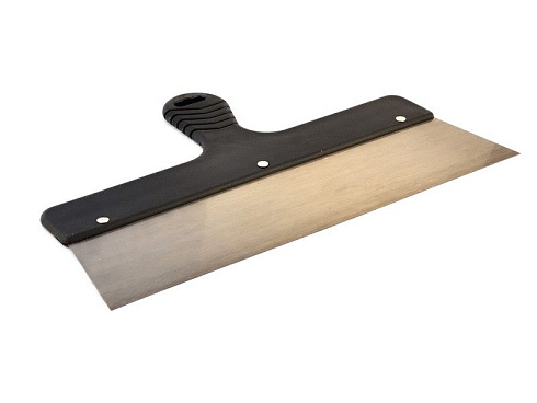 Шпатель  LUX нерж.350мм пластик ручка