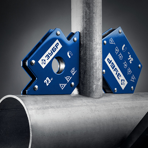 Магнитный угольник для сварочных работ УМ-3,34кг "Зубр Профессионал" (40050-34) 