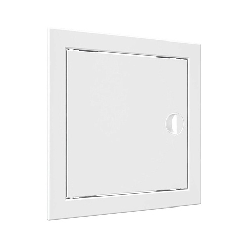 ЛЮК-ДВЕРЦА РЕВИЗ. 218 Х 218 ММ  С ФЛАНЦЕМ 196х196 с ручкой ABC-ПЛАСТИК (Л2020Р) (04970)